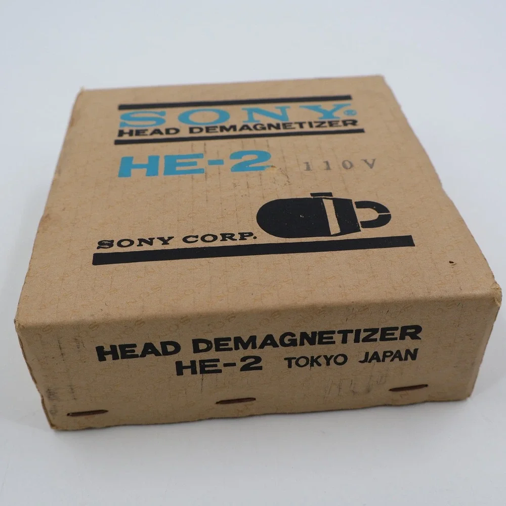 Sony‎ HE-2 Head Demagnetizer Vintage Audio Accessory Black 110V Japan Boxed